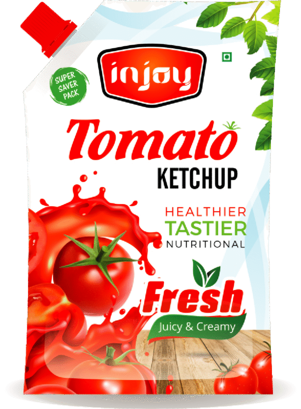 Injoy Tomato Ketchup – 1kg Pouch (Fresh Juicy & Creamy)
