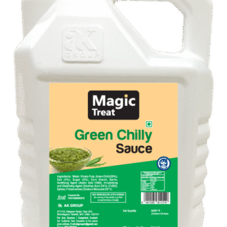 Magic Treat Green Chilly Sauce – 5kg Jar